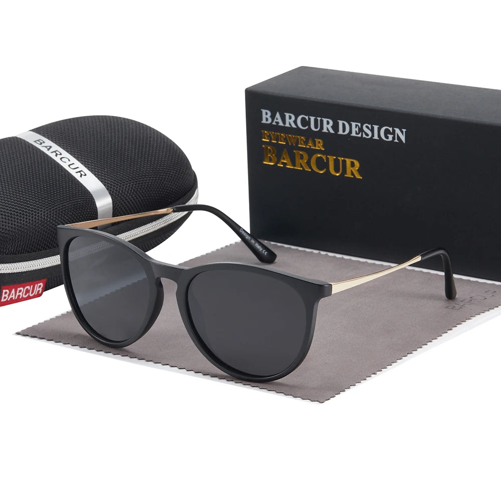 Óculos de Sol Capri cor Dourado com lente escura