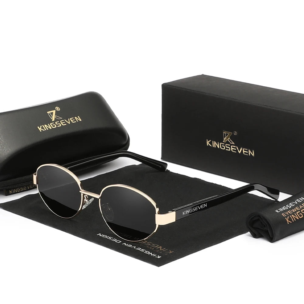 oculos de sol praga dourado com lente escura exclusivo e com design atemporal 