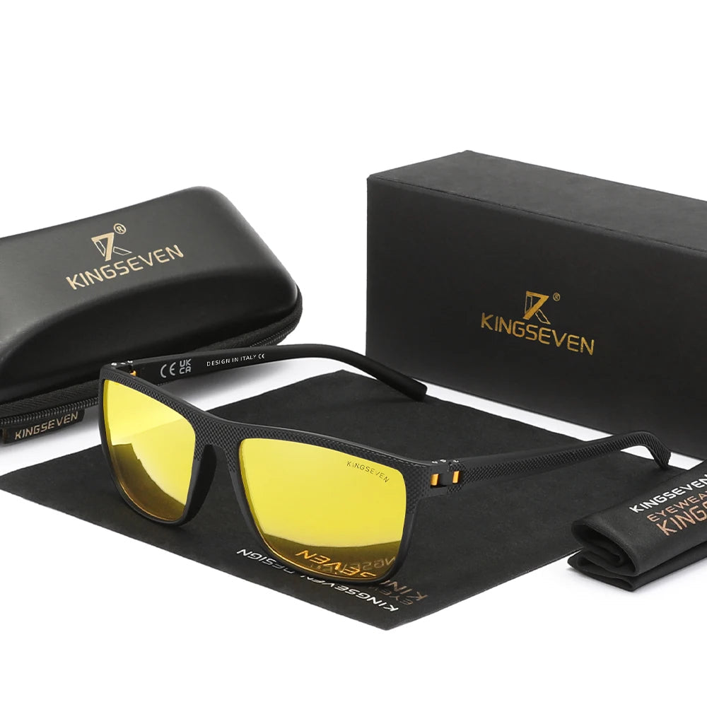 Óculos de sol sunset preto com lente amarelo